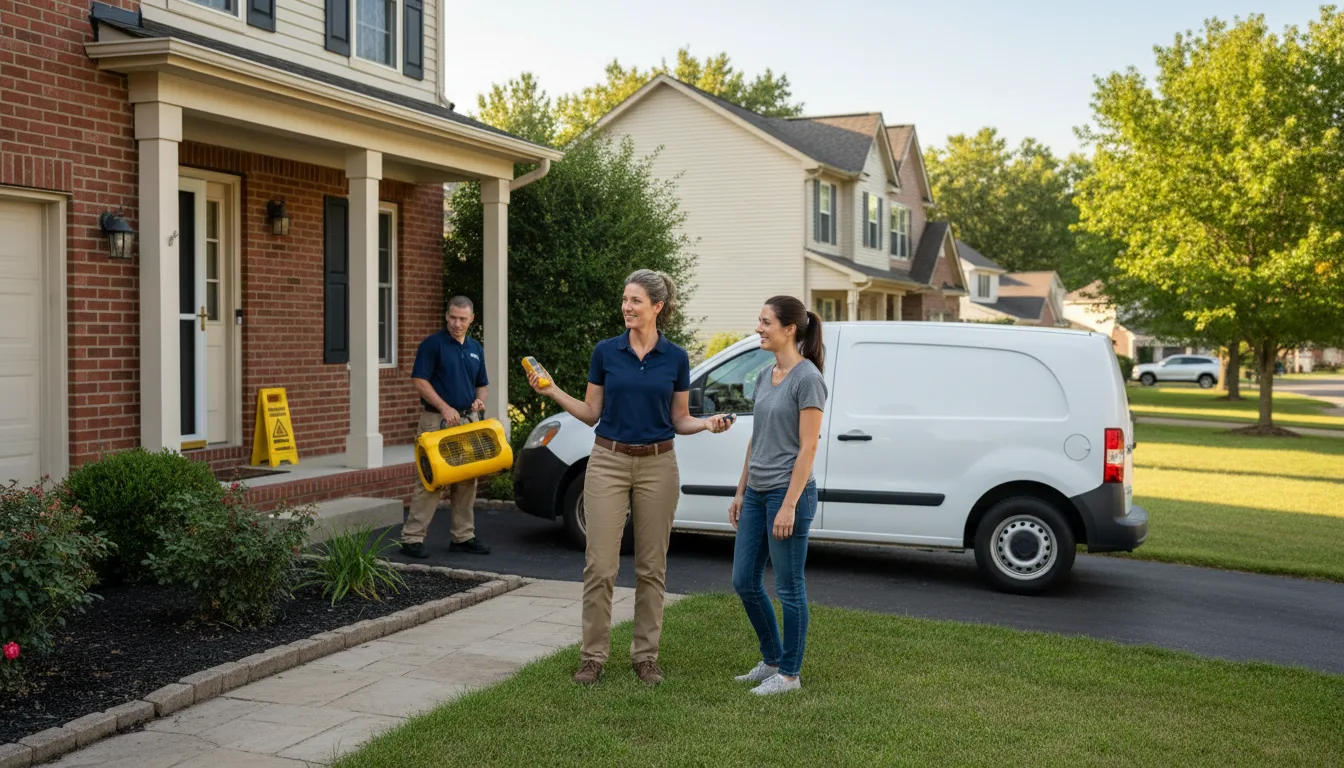 Residential water damage restoration in Galloway, NJ